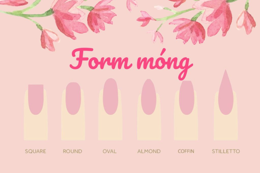 Cách chọn form móng tay theo từng dáng tay để bàn tay trông thon dài hơn