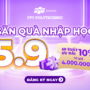 Nhân dịp Quốc Khánh 2/9 dành tặng 50 suất ưu đãi 10% học phí học kỳ 1 cho riêng tân sinh viên đăng ký nhập học sớm tại Poly K-Beauty Cần Thơ