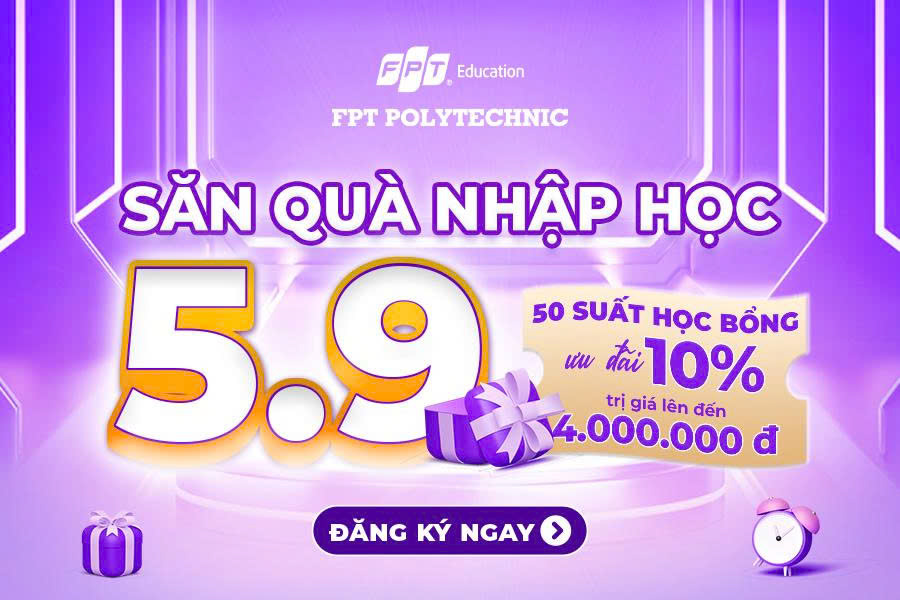 Nhân dịp Quốc Khánh 2/9 dành tặng 50 suất học bổng 10% học phí học kỳ 1 cho riêng tân sinh viên đăng ký nhập học sớm tại Poly K-Beauty Cần Thơ